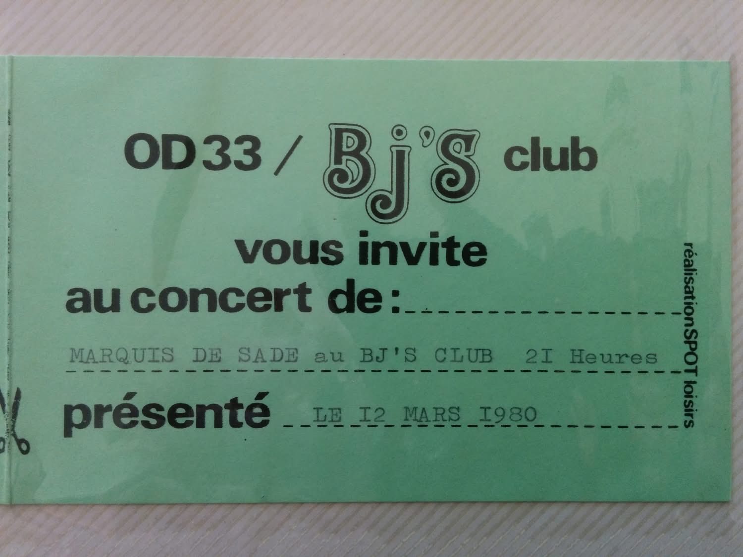 collection personnelle de Yves Royer Marquis de sade a amiens en 1980