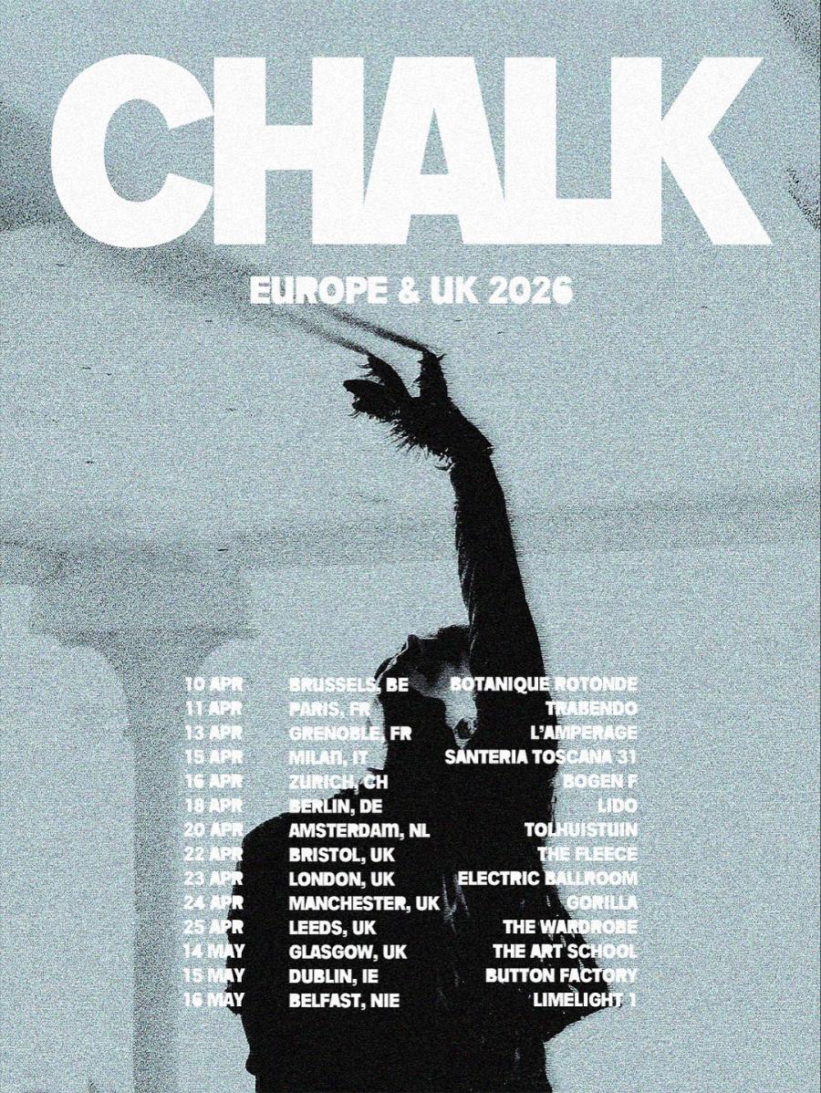affiche de la tournée de chalk 2026