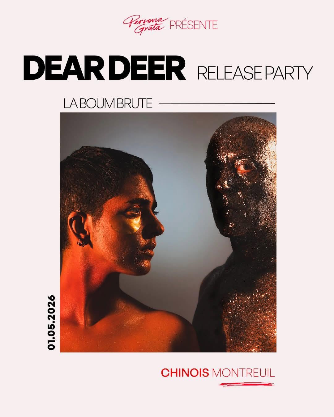 AFFICHE DEAR DEER LE CHINOIS MONTREUIL 2026