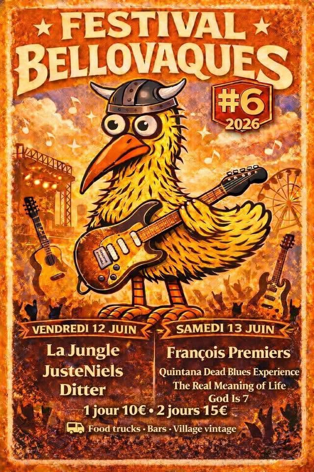 AFFICHE FESTIVAL BELLOVAQUES 2026 BEAUVAIS