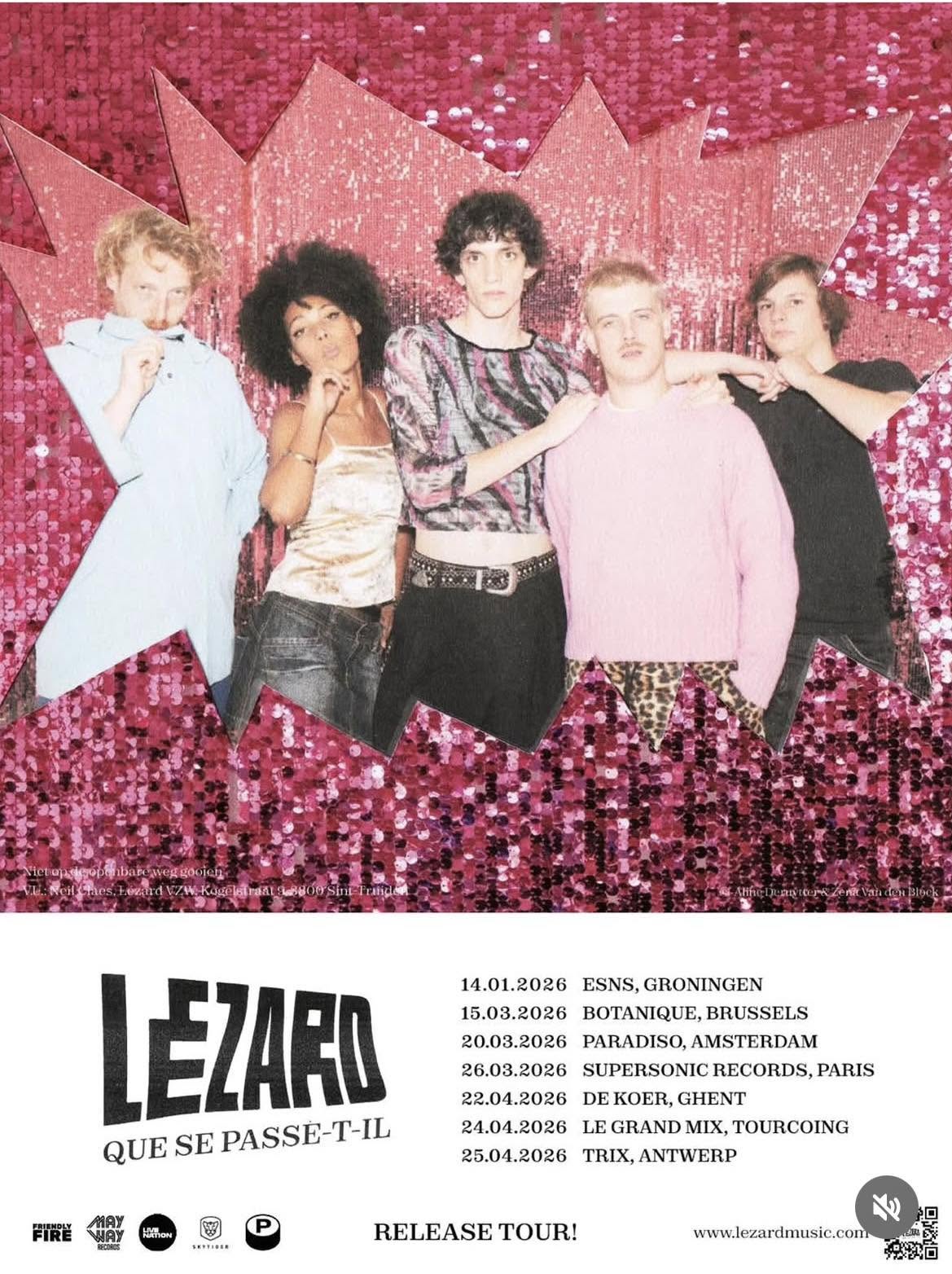 Lézard, groupe belge de Bruxelles entre post-punk, disco et new wave
