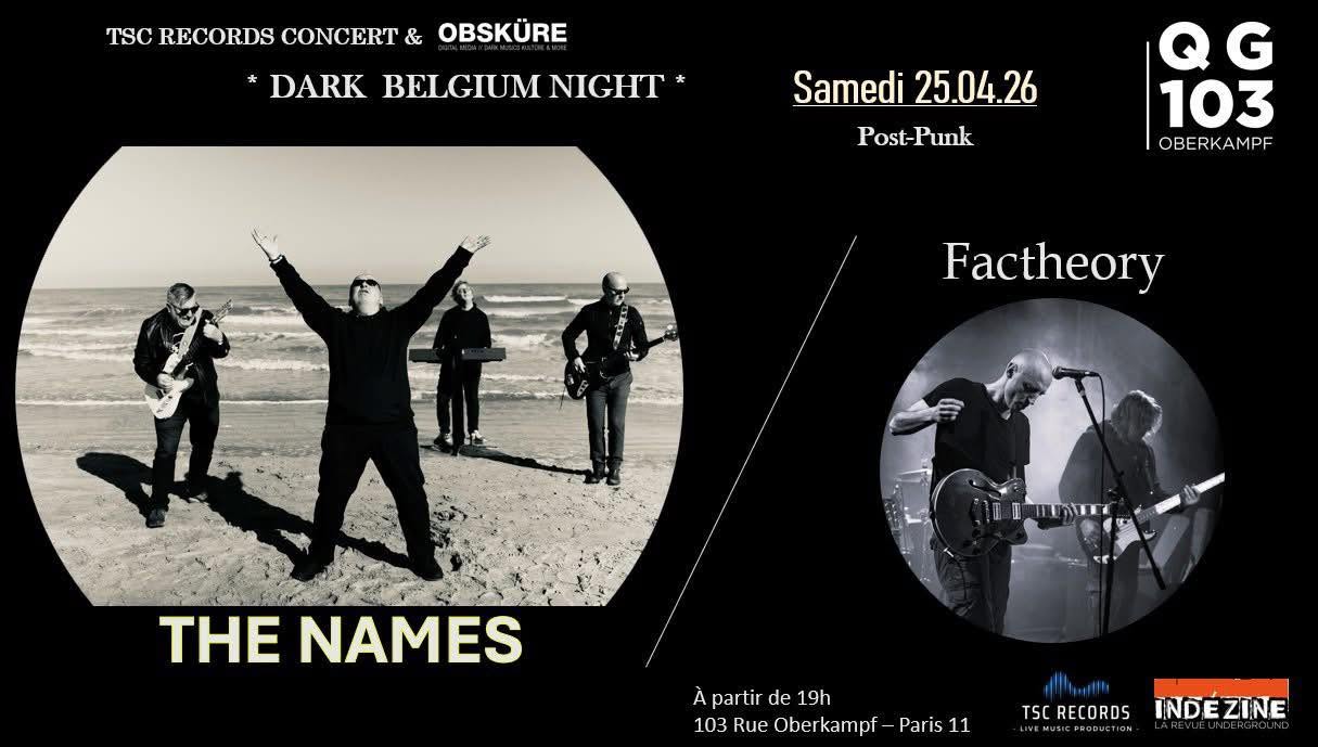 Flyer The Names paris 2026