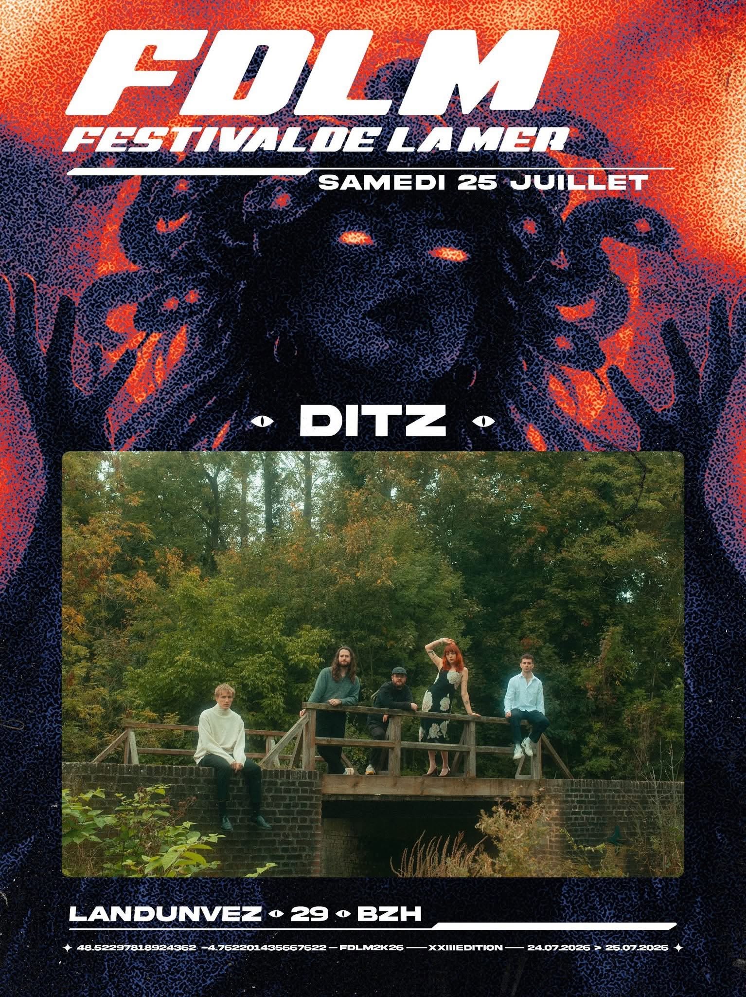 DITZ en concert, groupe post-punk noise de Brighton