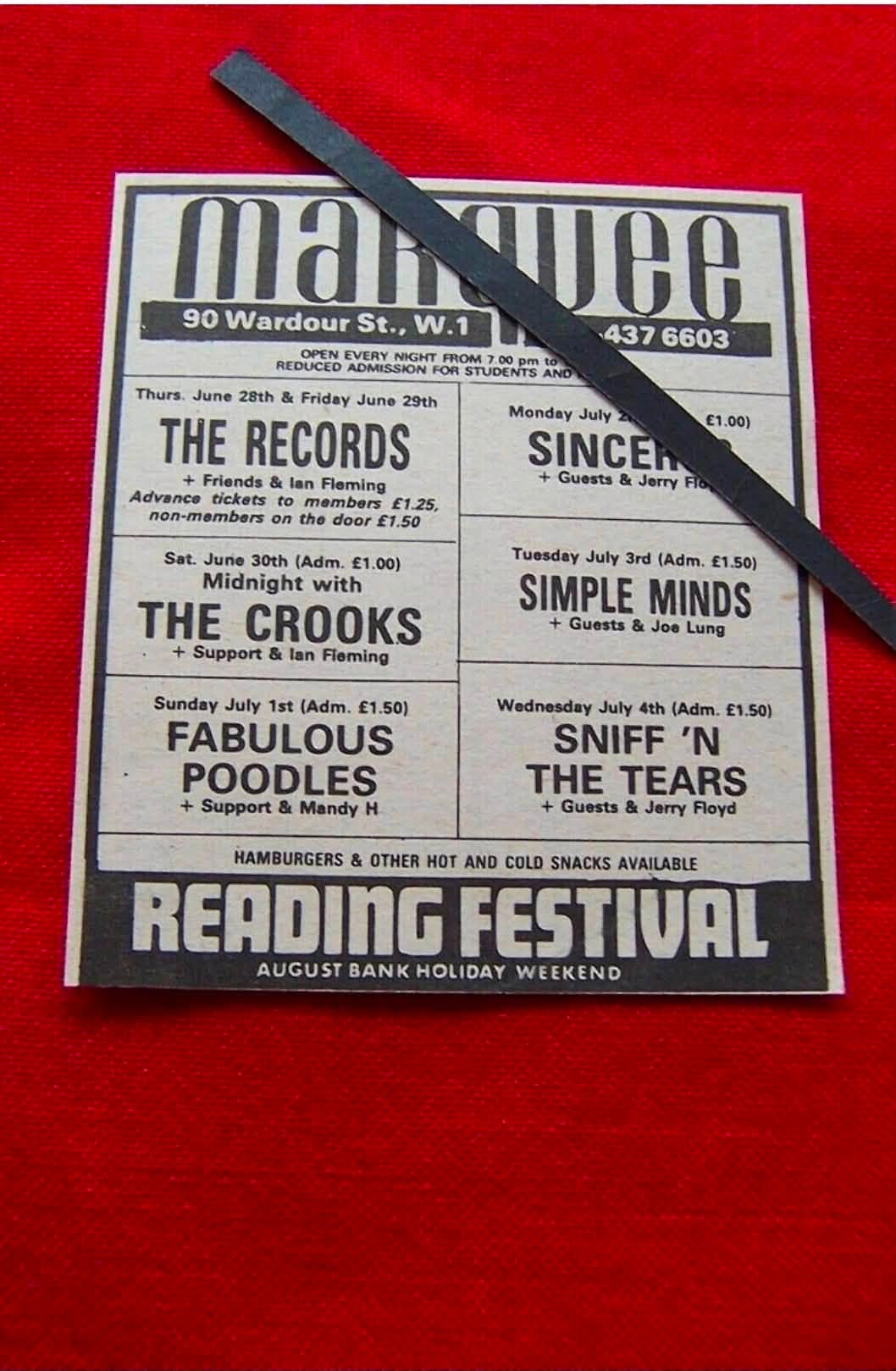 ARCHIVES DE YVES SIMPLE MINDS