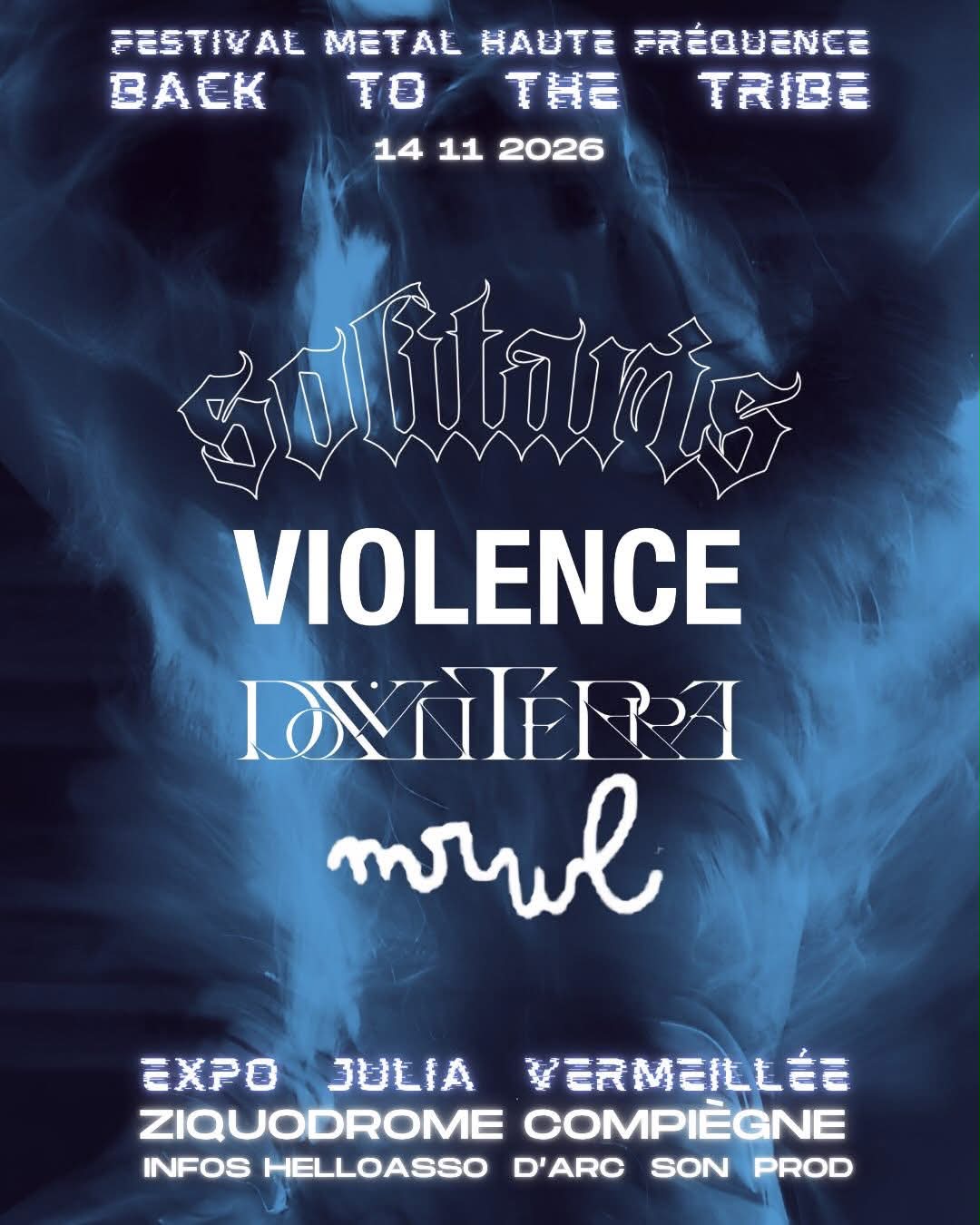 AFFICHE FESTIVAL BACK TO THE TRIBE COMPIEGNE 2026
