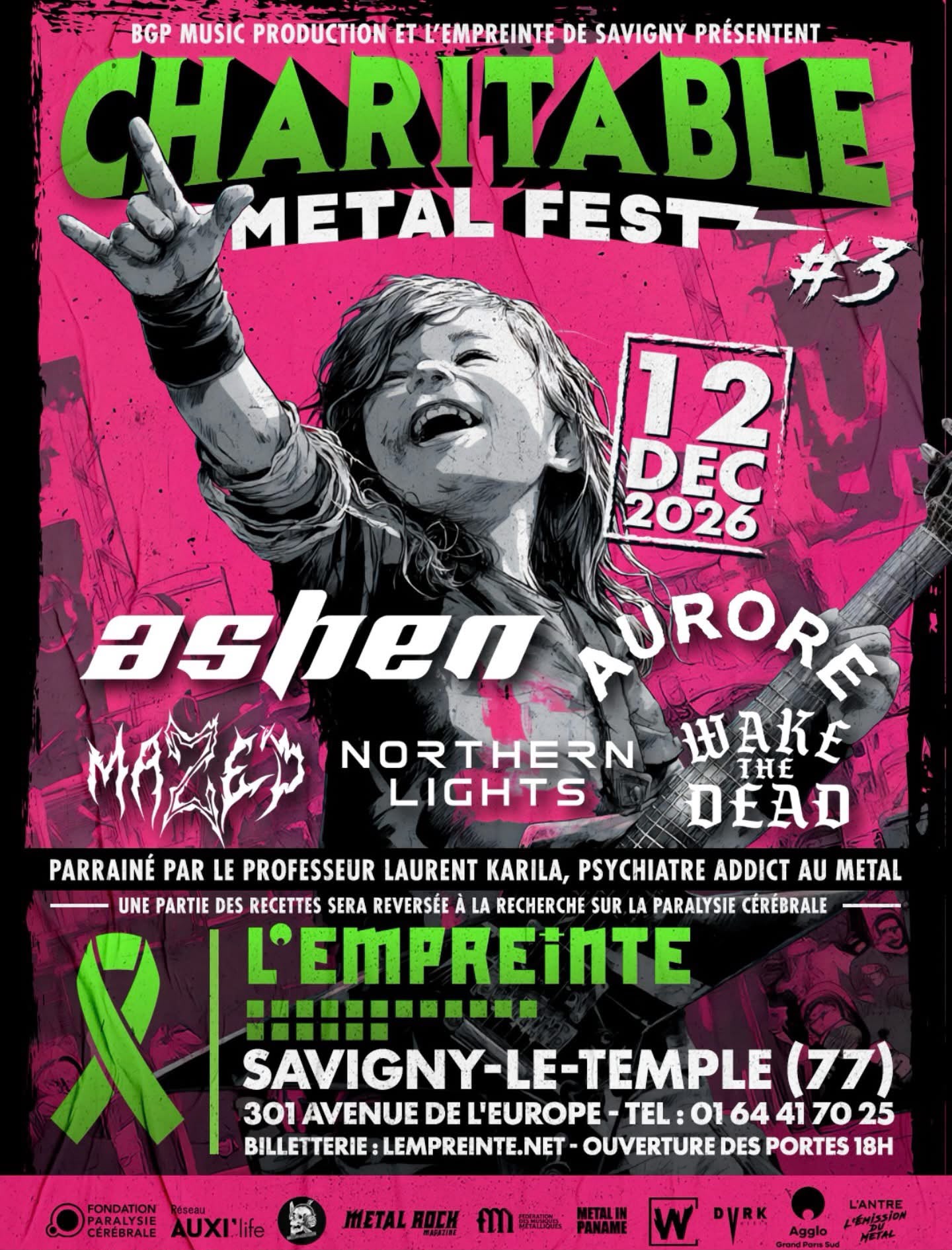 Charitable Metal Fest 2026 à L’Empreinte de Savigny-le-Temple