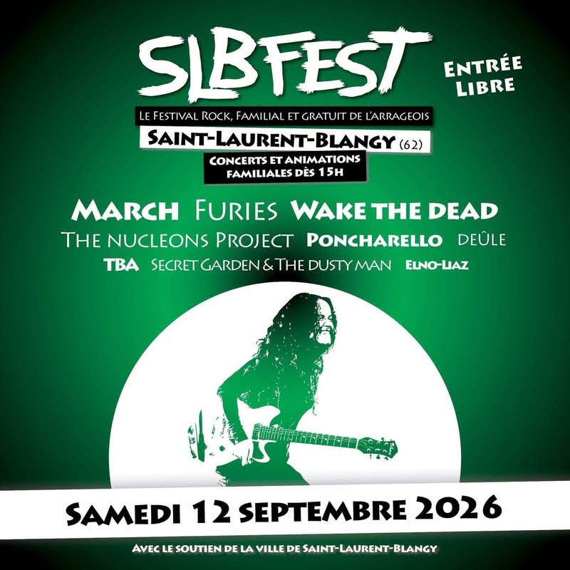 SLB Fest 2026 à Saint-Laurent-Blangy près d’Arras avec rock, metal, hardcore et air guitar