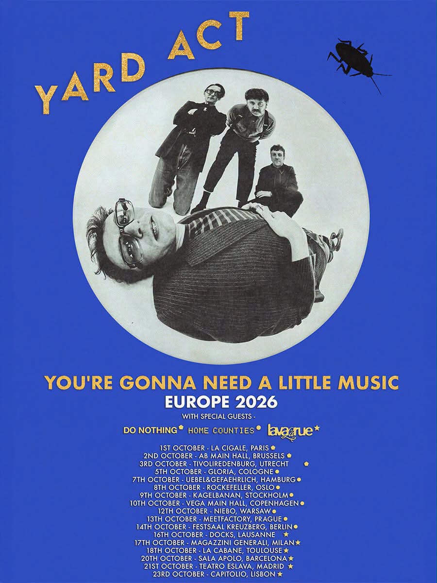 Yard Act en tournée à La Cigale Paris en octobre 2026