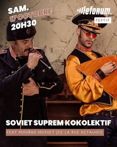 Soviet Suprem, duo de R.Wan et Toma Feterman, en concert au Forum de Vauréal le 17 octobre 2026